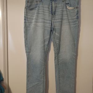 Mens American Eagle - Light Blue - Airflex+Temp Tech Skinny Jeans- 40x32.